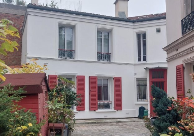 Façade rénovée après ITE – résultat final